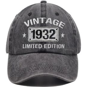 Vintage 1934 1933 1932 1931 1930 1929 1928 1927 1926 1925 Limited Edition Adjustable Embroidered Baseball Cap