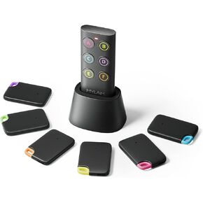 Key Finder Locator,Wireless Key Tracker 80dB RF Item Locator with 131ft Working Range,1 Transmitter and 6 Receivers for Finding Lost Key,Remote,Car Key,Lost Key/Things Finders That Make Noise in Kuwait