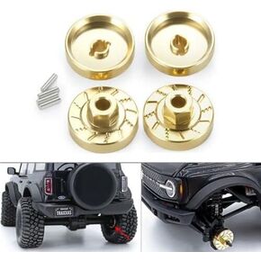 Benedict Harry 4Pcs Wheel Hex Adapter Counterweight for 1/18 RC TRX4M TRX4-M Bronco Defender Car