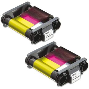 Evolis Badgy CBGR0100C-2pack Color Ribbon for Badgy100 & Badgy200 (2pack - 2 Ribbons)