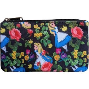 Loungefly Disney Alice in Wonderland Floral All-Over Print Nylon Pouch