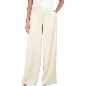BCBGMAXAZRIA Women's Wide Leg Satin Pants in Saudi Arabia