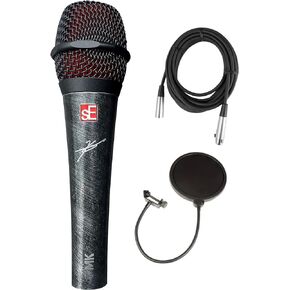 sE Electronics V7 MK Myles Kennedy Signature Dynamic Vocal Microphone Bundle with XLR Cable and Pop Filter