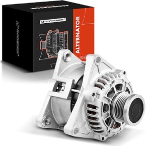 A-Premium Alternator Compatible with Chevrolet Sonic 2012-2018 L4 1.8L, 12V 100Amp CW 6-Groove Clutch Pulley, Replace# 13579666, 13500577