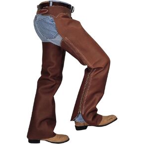 Weaver Leather Women's Standard Chaps, Brown, Small