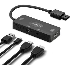 WUKUR N64 to HDMI Converter Adapter Support 16:9/4:3 Conversion Compatible with Nintendo 64/ Game Cube/SNES Gamecube HDMI Adapter in Kuwait