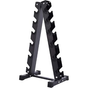 حامل دمبل من CKDCARES، حامل حامل وزن 6 طبقات - حامل وزن على شكل حرف A للدمبل - منظم تخزين الوزن لصالة الألعاب الرياضية المنزلية، الموديل: 6T-DR1 in Kuwait