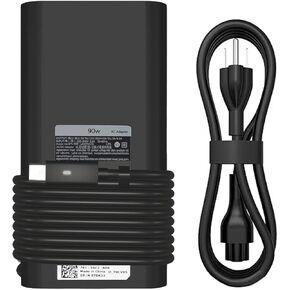 Original 90W USB-C Type C Laptop Charger Fit for Dell XPS 12 13 15 17 9250 9350 9360 9365 9370 9530 9500 9550 9700 Precision 5530 2in1 3540 3550 5550 5750 DA90PM170 LA90PM170 Power Adapter