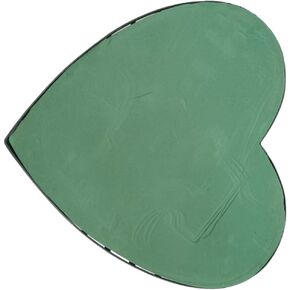 Flower Foam Block with Suction Cup Green Wet Foam Blocks Floral Foam Block Artificial Floral Arrangements Mud for Wedding Car Decoration Super Large Heart