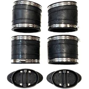 MerCruiser Exhaust Y-pipe Kit 1982-96, 807166A3 Hose Bellows 32-14358T 32-44348T