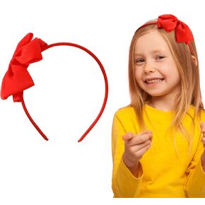 عصابة رأس للأطفال الصغار فيونكات شعر سوداء للفتيات، عصابات رأس على شكل فيونكة لطيفة للفتيات الصغيرات، عصابة شعر للفتيات الصغيرات في المدارس in Kuwait