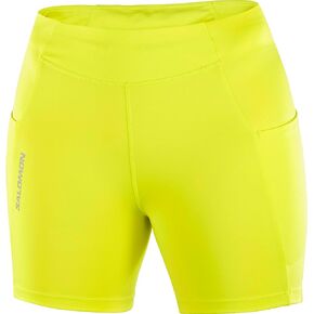 Salomon Women's Cross Run High-Waist Short Tights for Trail Running