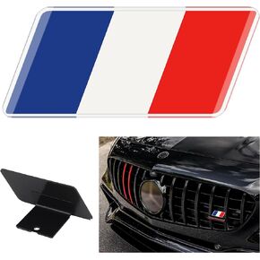 3D Car Emblem Stickers for Car Decor,Unique Germany Flag Front Grill Emblem Grill Badge for Front Fender,Door,Bumper,Car Badges Decals with L Shaped Mounting Bracket (Germany Flag 1)