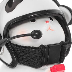 PRETYZOOM Cat Bike Bells Bicycle Handlebars Mount Cat Doll with Propeller Helmet- Bicycle Decoration Accessories