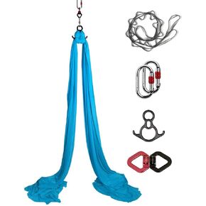 KIKIGOAL 10M معدات اليوغا الحريرية الجوية اليوغا بيلاتيس سوينغ اليوغا الجوية المضادة للجاذبية أرجوحة لحزام اليوغا كمال الاجسام in Kuwait