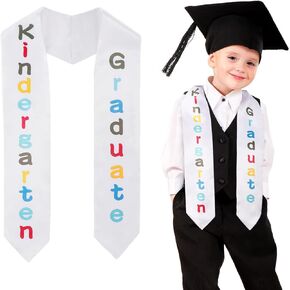 سرق التخرج من رياض الأطفال من Cosweet - وشاح التخرج لمرحلة ما قبل المدرسة مطبوع للجنسين 2024 للأولاد والبنات هدايا لطيفة in Kuwait