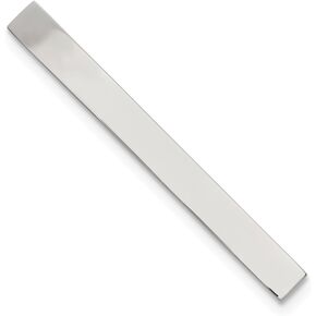 Solid Stainless Steel Men's Tie Bar - 48mm x 4mm