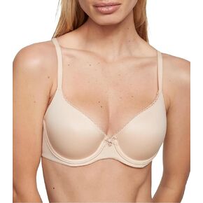 Victoria's Secret Everyday Comfort T Shirt Demi Bra, Lace, Bras for Women, Body by Victoria Collection, Marzipan (36DDD)