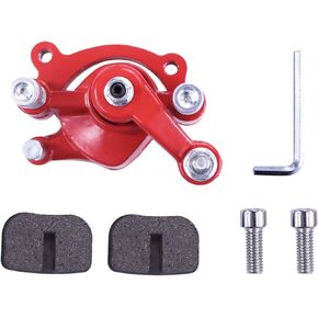 Rear Disc Brake Caliper With Replaced Pad for MBX10 MBX11 80cc MM-B80 105cc MM-B105 CT100U CC100X Trail Mini Bike 47 49cc Mini ATV Gas Scooter Dirt Pocket Bike，Black