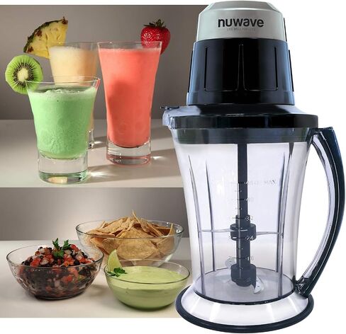 خلاط NuWave Party Mixer خالٍ من مادة BPA، سعة 48 أونصة، خلاط بقدرة 400 واط in Saudi Arabia