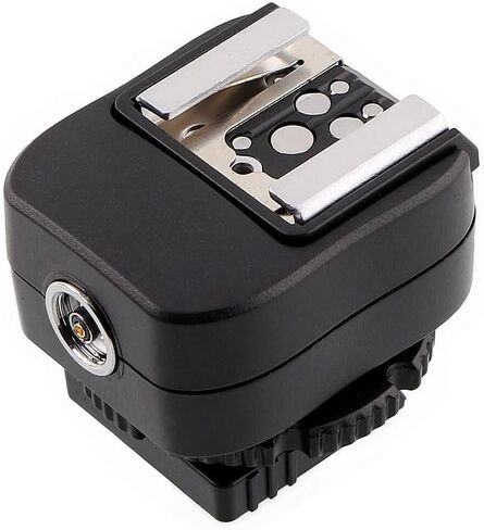 Flash Hot Shoe Adapter Speedlight Shoe Mount Converter for Sony Multi-Interface Shoe MIS to Universal Standard ISO Hot Shoe with Extra PC Sync Connection Port Sony A7 A7S A7SII A7R A7RII A6000 A6300 in Saudi Arabia