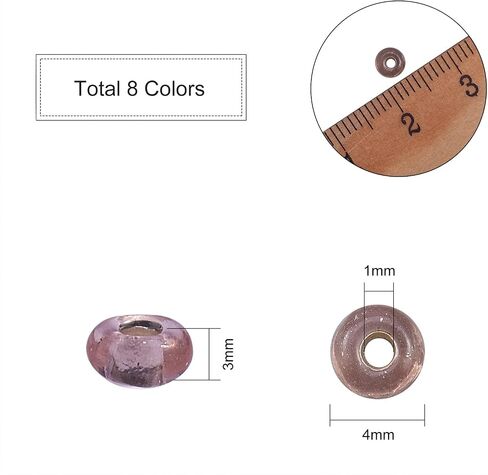 LiQunSweet 5530 Pcs 10 Colors 8/0 Pastel Candy Color Solid Glass Seed Beads Round Hole Frosted Round Mini Bead with Container Box for Jewelry Making - 3~4x2~3mm in Saudi Arabia