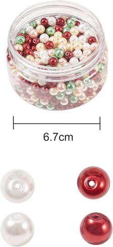 LiQunSweet 5530 Pcs 10 Colors 8/0 Pastel Candy Color Solid Glass Seed Beads Round Hole Frosted Round Mini Bead with Container Box for Jewelry Making - 3~4x2~3mm in Saudi Arabia