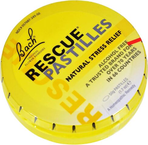 Bach Flower Remedies Rescue Pastilles، أصلي، 1.7 أونصة (50 جم) in Kuwait