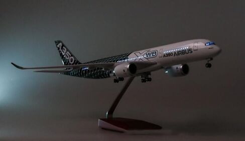 47CM 1/142 Aviation A350 Prototype XWB Airline Model Light Diecast Plane Airliner Adult Gift Collect F Stand-up Airplane(No Light) in Saudi Arabia