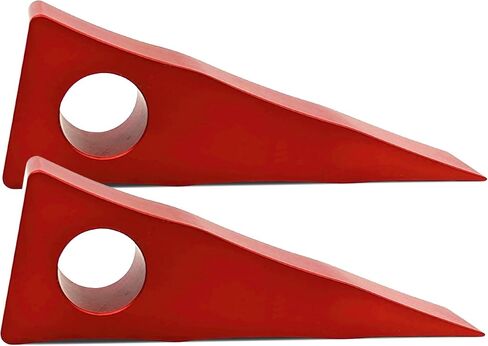 Motis Forcible Entry Wedges & Door Stoppers, Durable & Easy to Use Firefighter Tool. Aluminum Wedge to Pry Open Doors, Windows & More, Red in Saudi Arabia