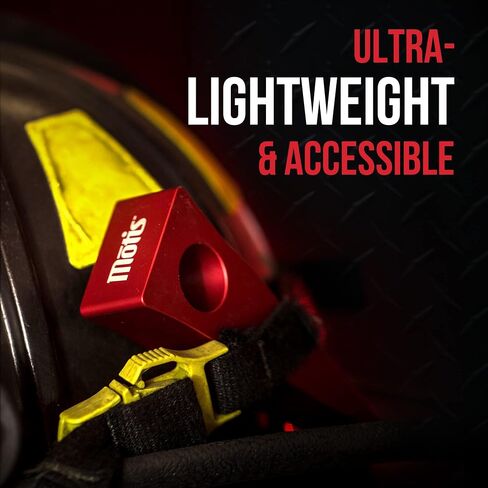 Motis Forcible Entry Wedges & Door Stoppers, Durable & Easy to Use Firefighter Tool. Aluminum Wedge to Pry Open Doors, Windows & More, Red in Saudi Arabia