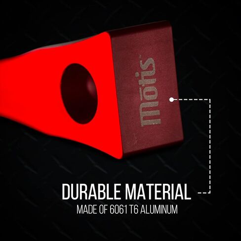Motis Forcible Entry Wedges & Door Stoppers, Durable & Easy to Use Firefighter Tool. Aluminum Wedge to Pry Open Doors, Windows & More, Red in Saudi Arabia