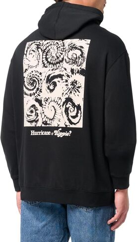 Quiksilver Men's Graphic Mix Pullover Hoodie Sweatshirt in Saudi Arabia