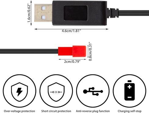 كابل شاحن USB Sky Viper Drone s670 ملحقات الطائرات بدون طيار شاحن سلكي جديد in Kuwait