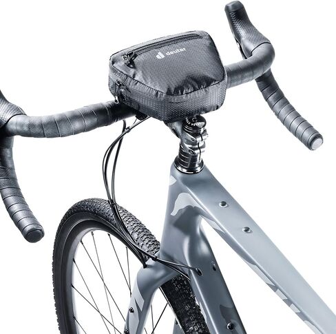 Deuter Front Bag 1.2 Bike Bag for Commuting, Cycling, and Bike Touring - Black in Saudi Arabia