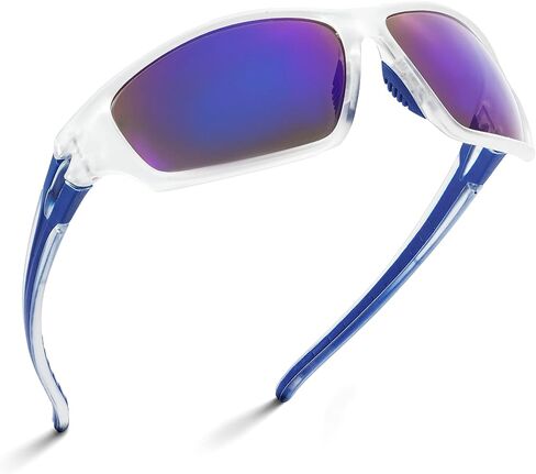 Gander Premium Sport Sunglasses for Men - With 100% UV Protection, Wraparound Style. Great for Driving, Biking & Running in Saudi Arabia