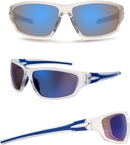 Gander Premium Sport Sunglasses for Men - With 100% UV Protection, Wraparound Style. Great for Driving, Biking & Running in Saudi Arabia