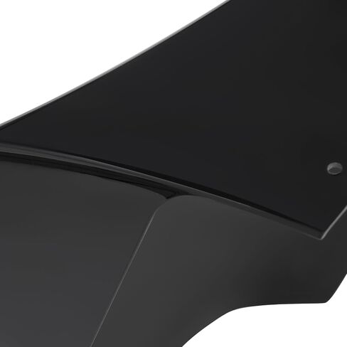HECASA Extended Side Panel Covers Compatible with 1989-2013 Harley Touring Road King Street Glide Electra Glide Road Glide Stretched Extension Pair Painted Black ABS Plastic in Saudi Arabia