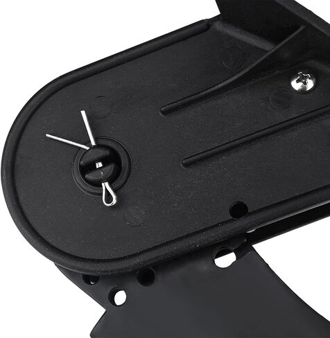 Canoe Rudder, New Black Plastic Watercraft Canoe Kayak Angling Boat Kayak Fishing Boat Rudder Foot Direction Control Tackle Kits in Saudi Arabia