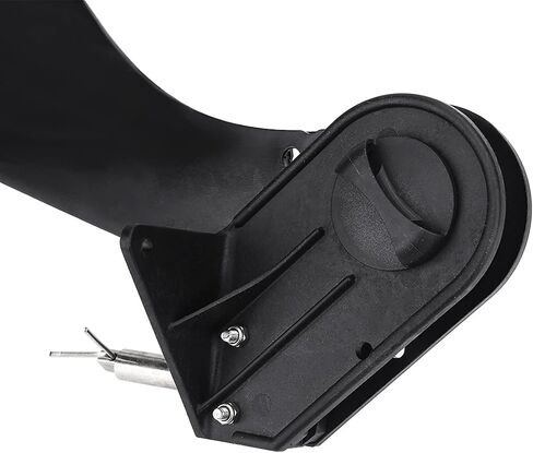 Canoe Rudder, New Black Plastic Watercraft Canoe Kayak Angling Boat Kayak Fishing Boat Rudder Foot Direction Control Tackle Kits in Saudi Arabia