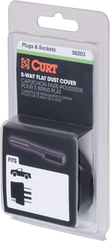 CURT 58203 Vehicle-Side 5-Pin Flat Trailer Wiring Harness Connector Dust Cover in Saudi Arabia