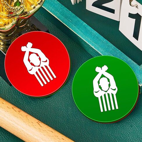 2 Pcs Wrestling Flip Disc Red and Green Round Referee Coin to Match with Wrist Ankle Bands Wrestling Gear Pliable Plastic Referee Flip Disk Referee Equipment for Official Wrestling Match Training in Saudi Arabia