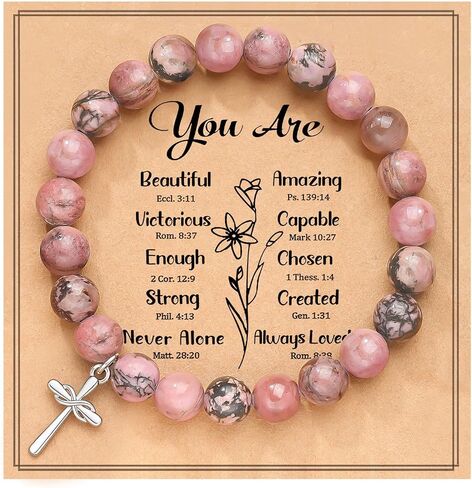 UPROMI Christian Gifts for Women, Cross Bracelet for Women Confirmation Gifts for Teen Girls in Saudi Arabia