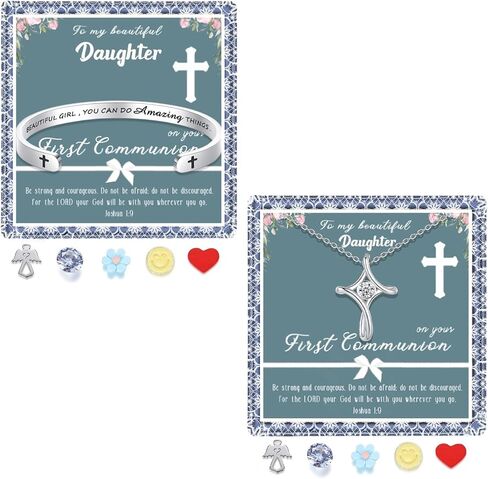 مجموعة هدايا المناولة الأولى من SAM & LORI Daughter - سوار + قلادة in Kuwait