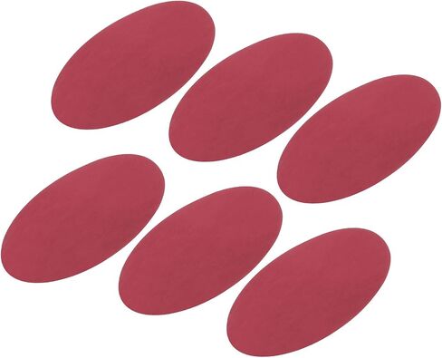 MECCANIXITY Elbow Knee Iron-on Fabric Patches Repair Patches Oval Repair Patch Self-Adhesive Purple for Clothing Repair Crafts Repair Kit Backpack Shoes Decoration Pack of 6 in Saudi Arabia