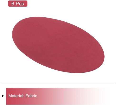 MECCANIXITY Elbow Knee Iron-on Fabric Patches Repair Patches Oval Repair Patch Self-Adhesive Purple for Clothing Repair Crafts Repair Kit Backpack Shoes Decoration Pack of 6 in Saudi Arabia