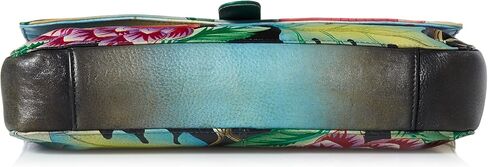 Anna by Anuschka Hand Painted Leather Women's Medium Flap Messenger in Saudi Arabia