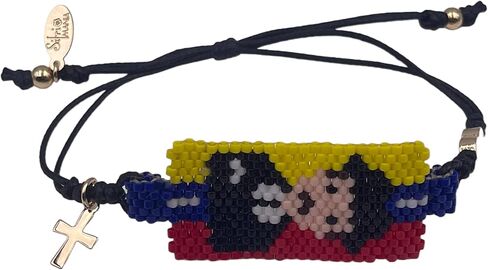 SIFRIMANIA Dr Jose Gregorio Hernandez, El Venerable, Miraculous Beato Medico Venezolano, Venezuelan Flag Bracelet for Woman in Saudi Arabia