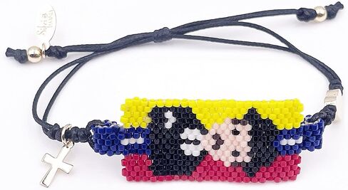 SIFRIMANIA Dr Jose Gregorio Hernandez, El Venerable, Miraculous Beato Medico Venezolano, Venezuelan Flag Bracelet for Woman in Saudi Arabia