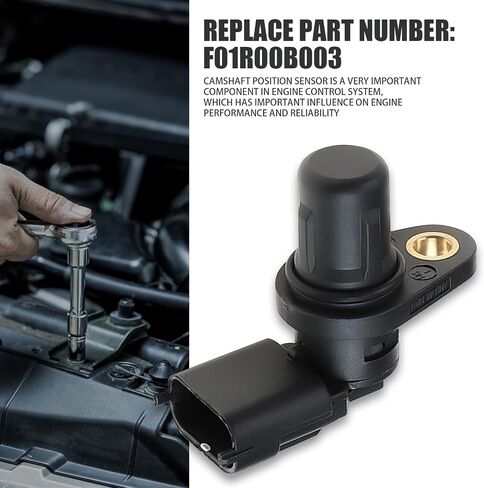1 PC Automotive Camshaft Position Sensor, Engine Speed Detection Position Sensor F01R00B003 Modification Replacement Parts, Engine Control System Accessories, Compatible with Chery (Black) in Saudi Arabia